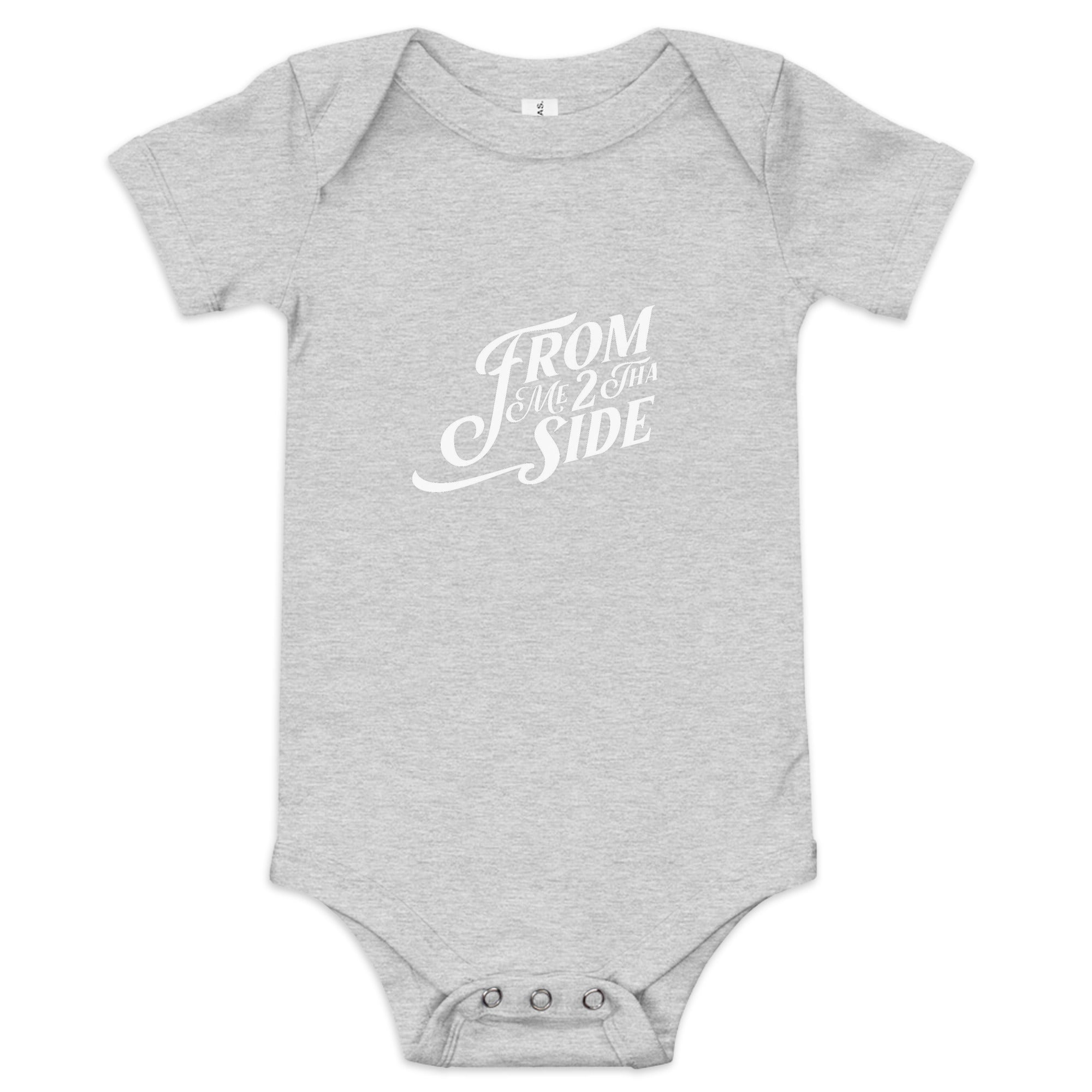 From Me 2 Tha Side Baby short sleeve one piece
