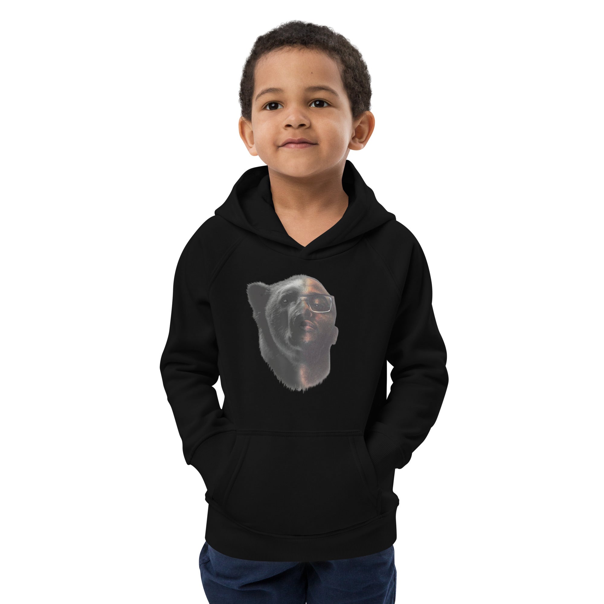 Blacc Polar Bear Kids eco hoodie