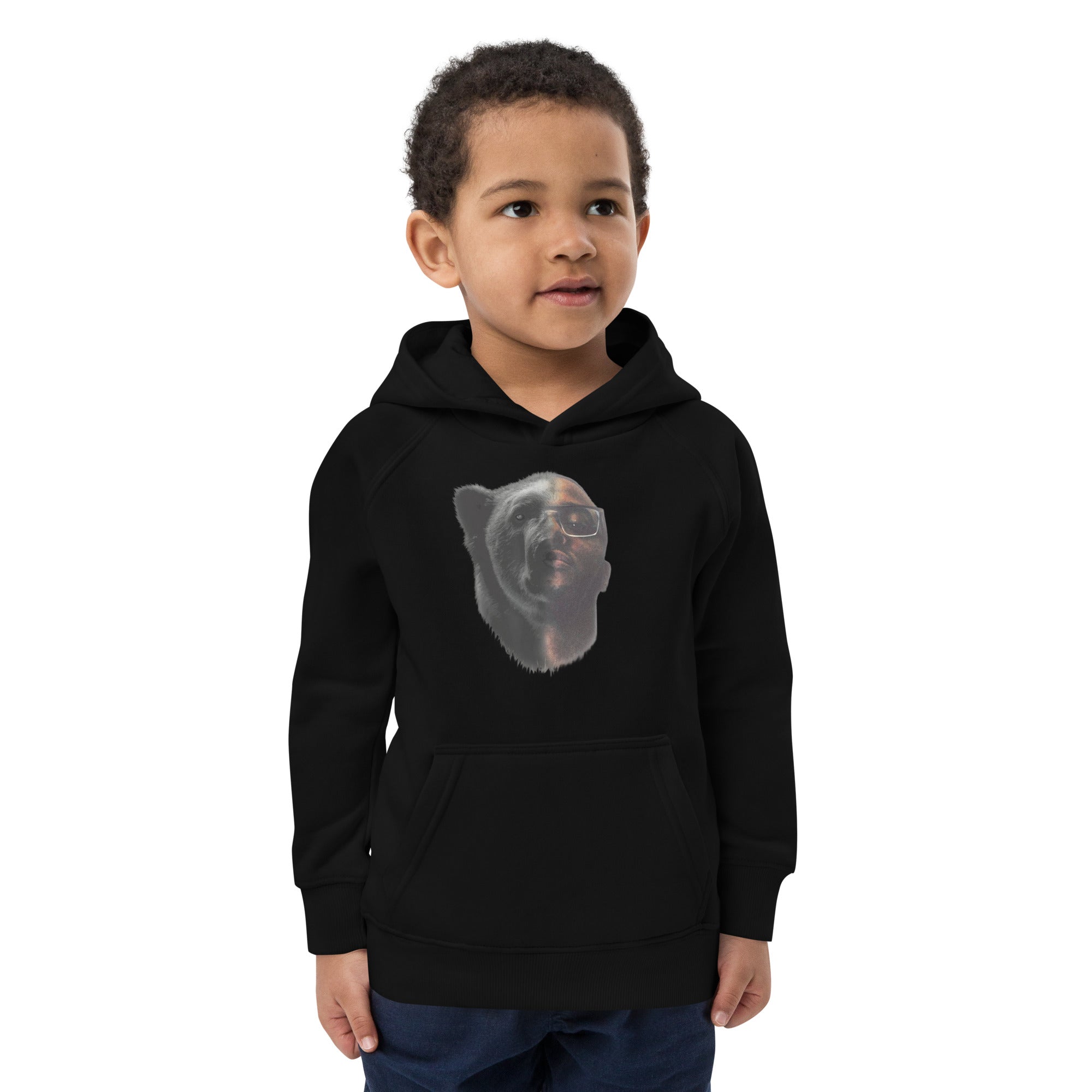 Blacc Polar Bear Kids eco hoodie