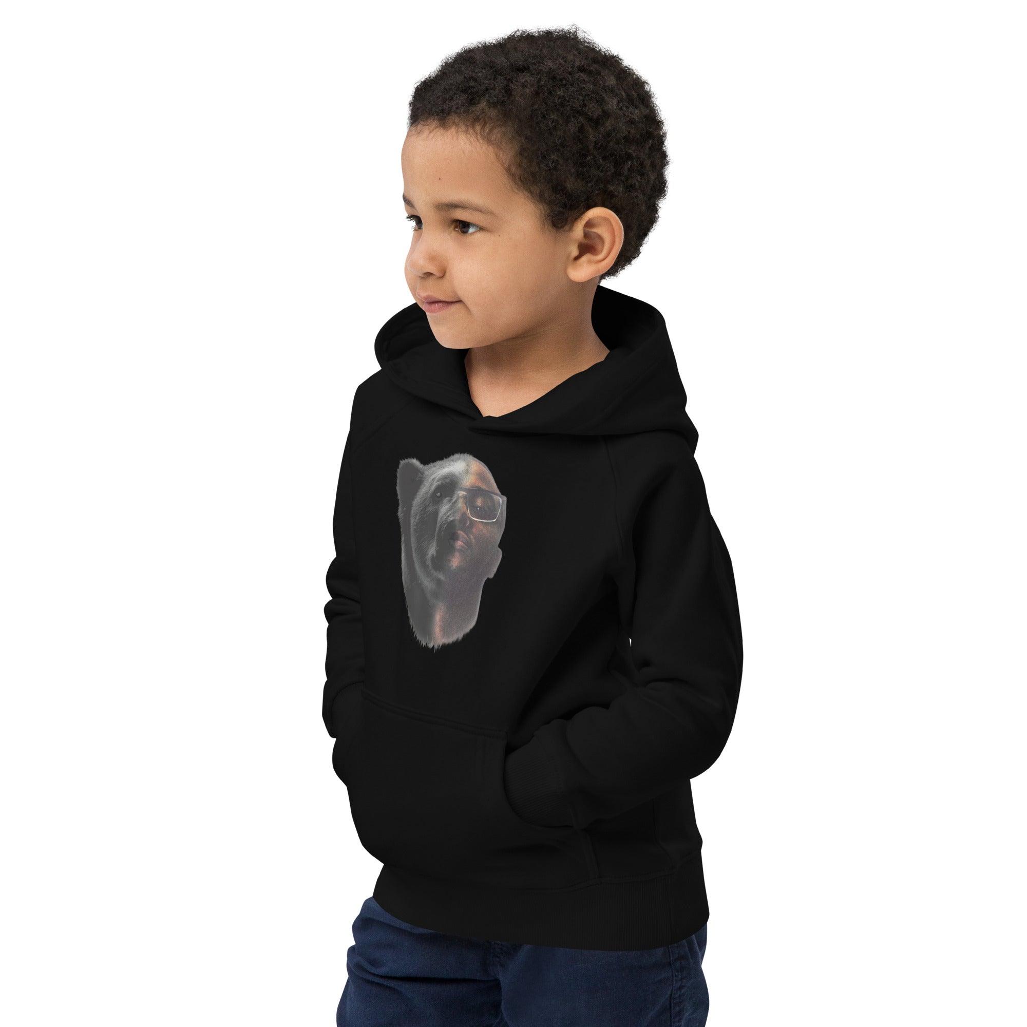 Blacc Polar Bear Kids eco hoodie