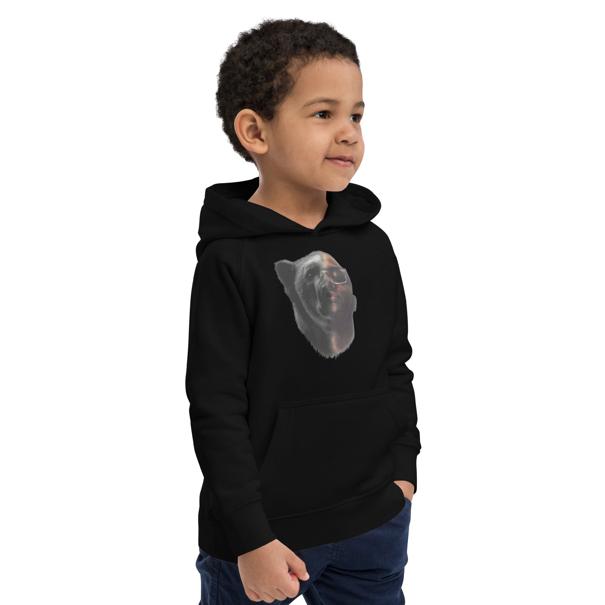 Blacc Polar Bear Kids eco hoodie