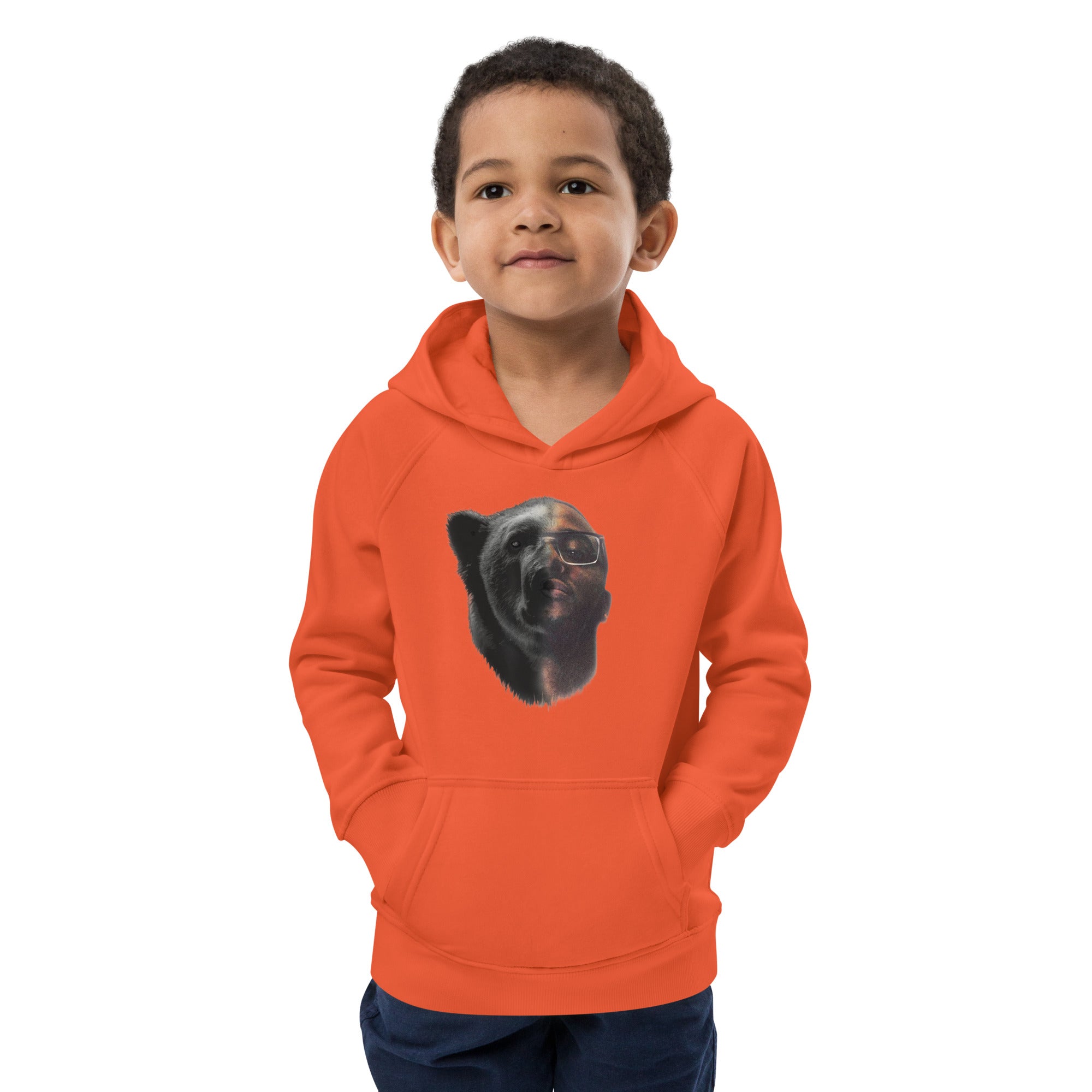 Blacc Polar Bear Kids eco hoodie