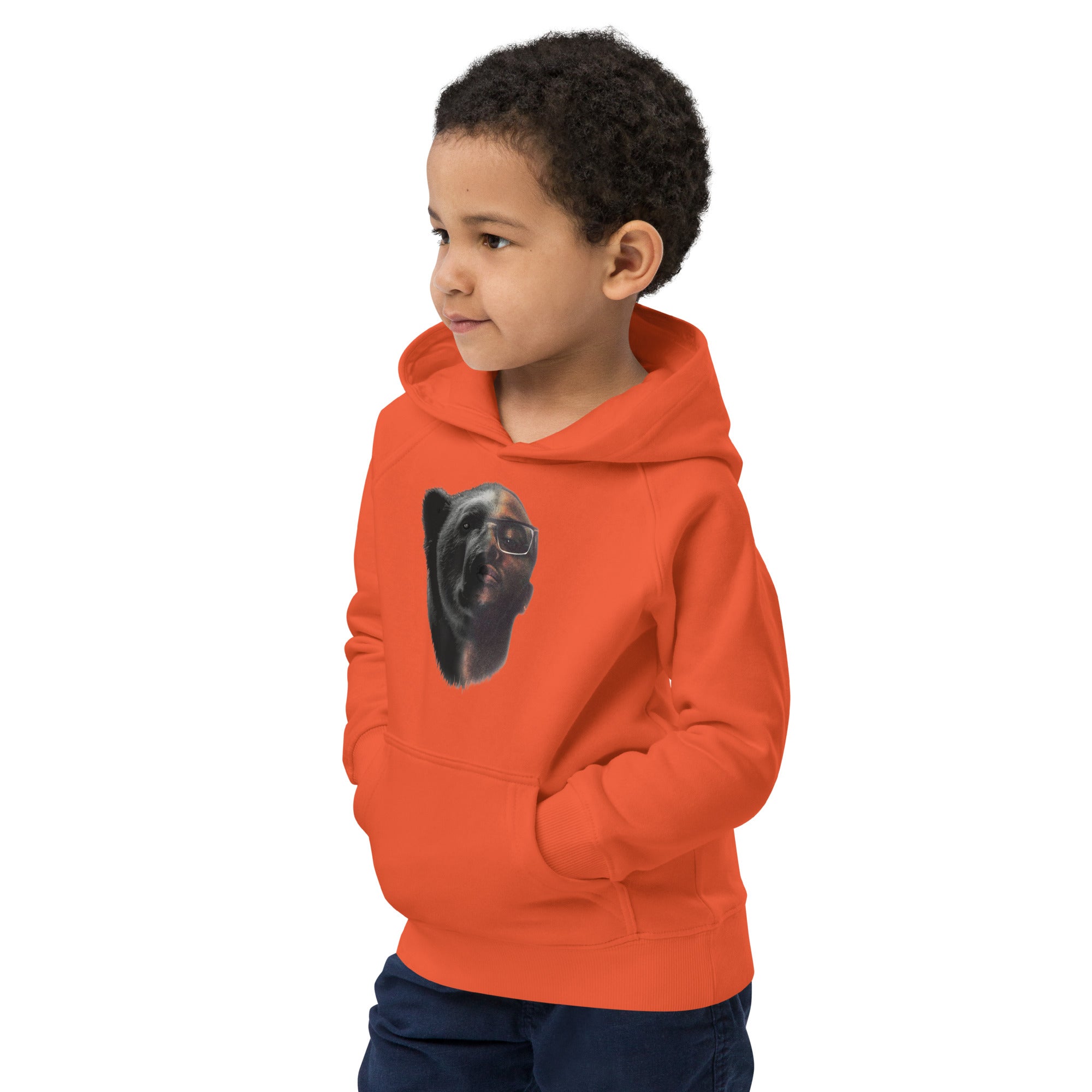 Blacc Polar Bear Kids eco hoodie