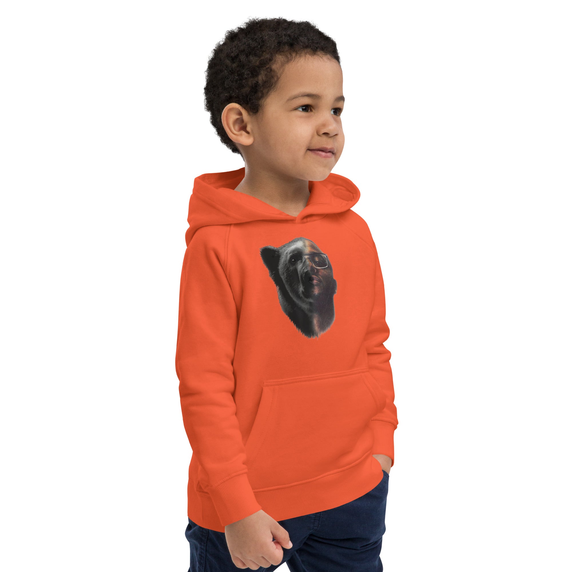 Blacc Polar Bear Kids eco hoodie