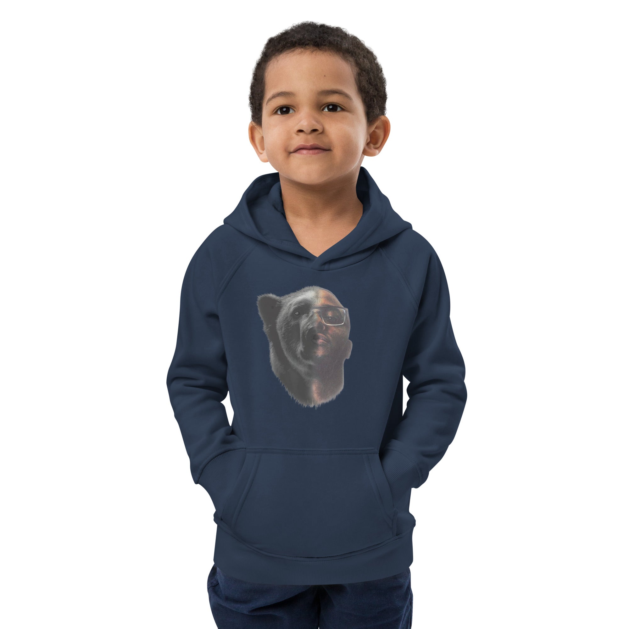 Blacc Polar Bear Kids eco hoodie