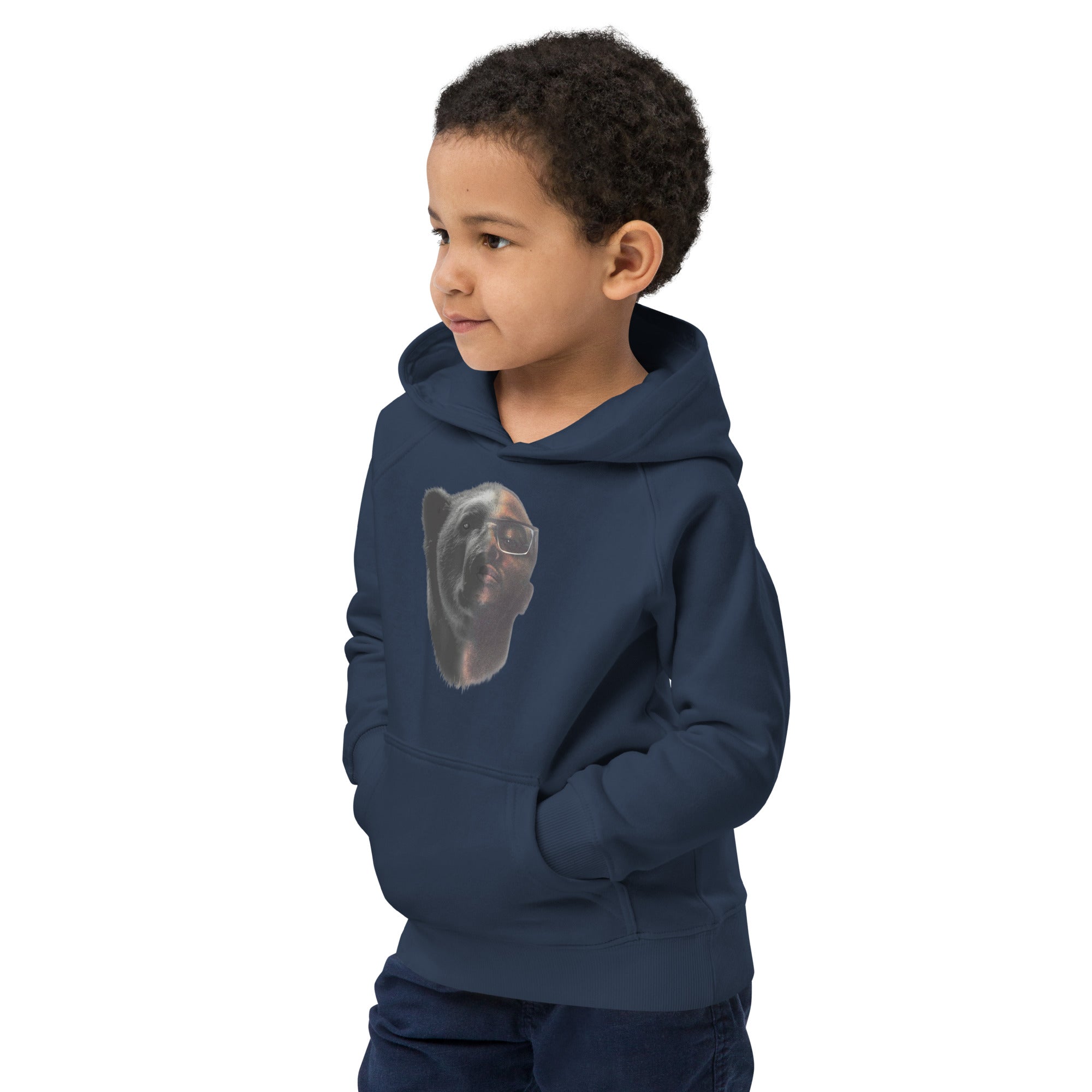 Blacc Polar Bear Kids eco hoodie