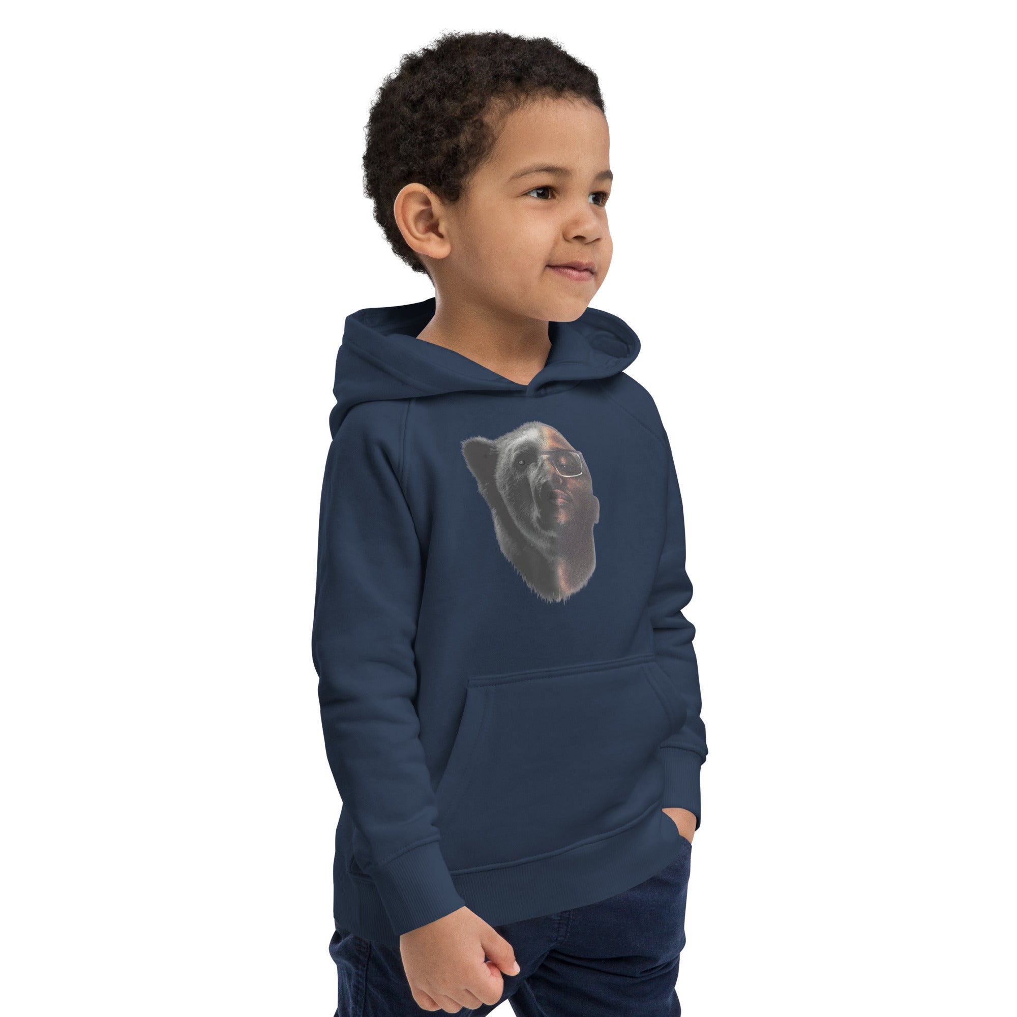 Blacc Polar Bear Kids eco hoodie