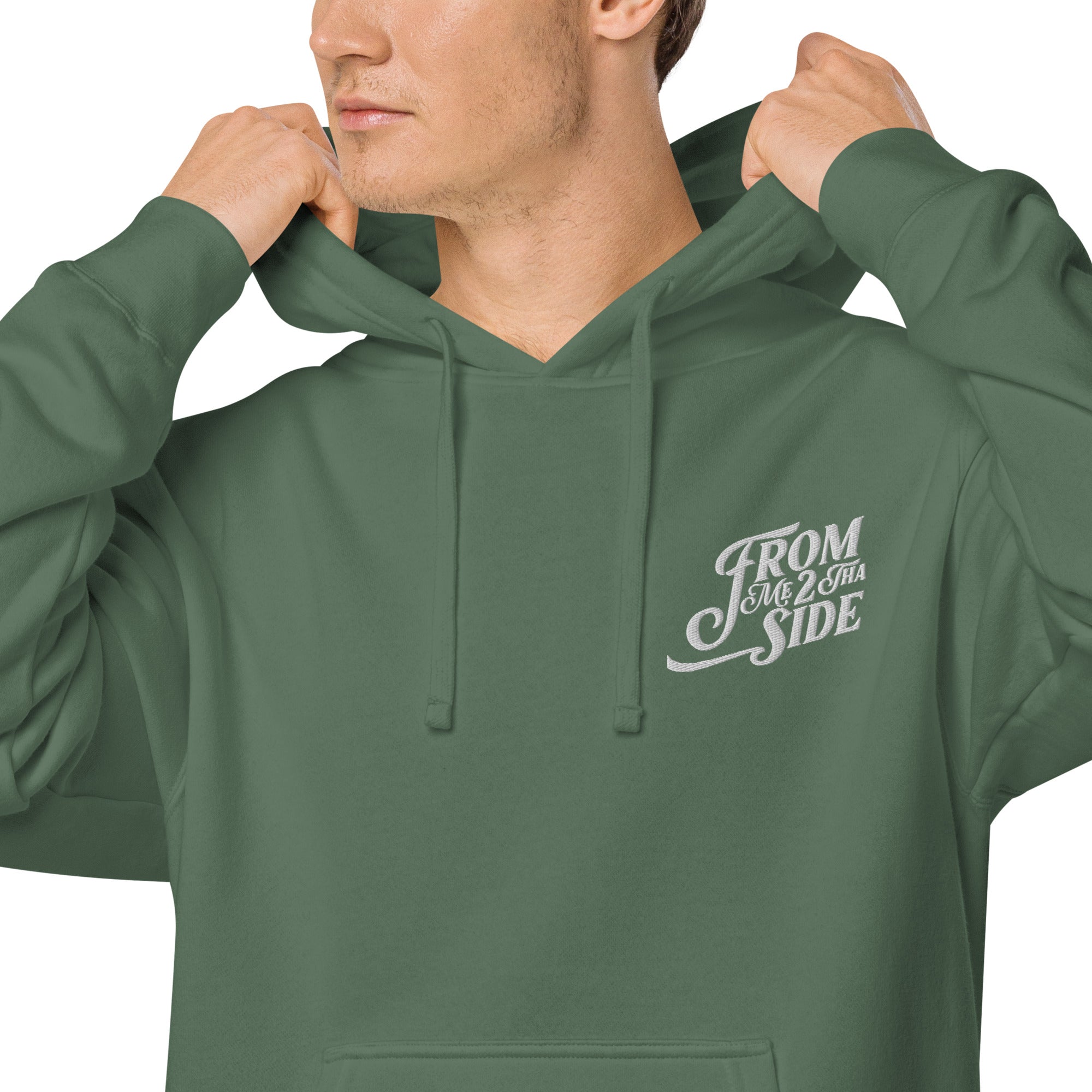 From Me 2 Tha Side Unisex pigment-dyed hoodie