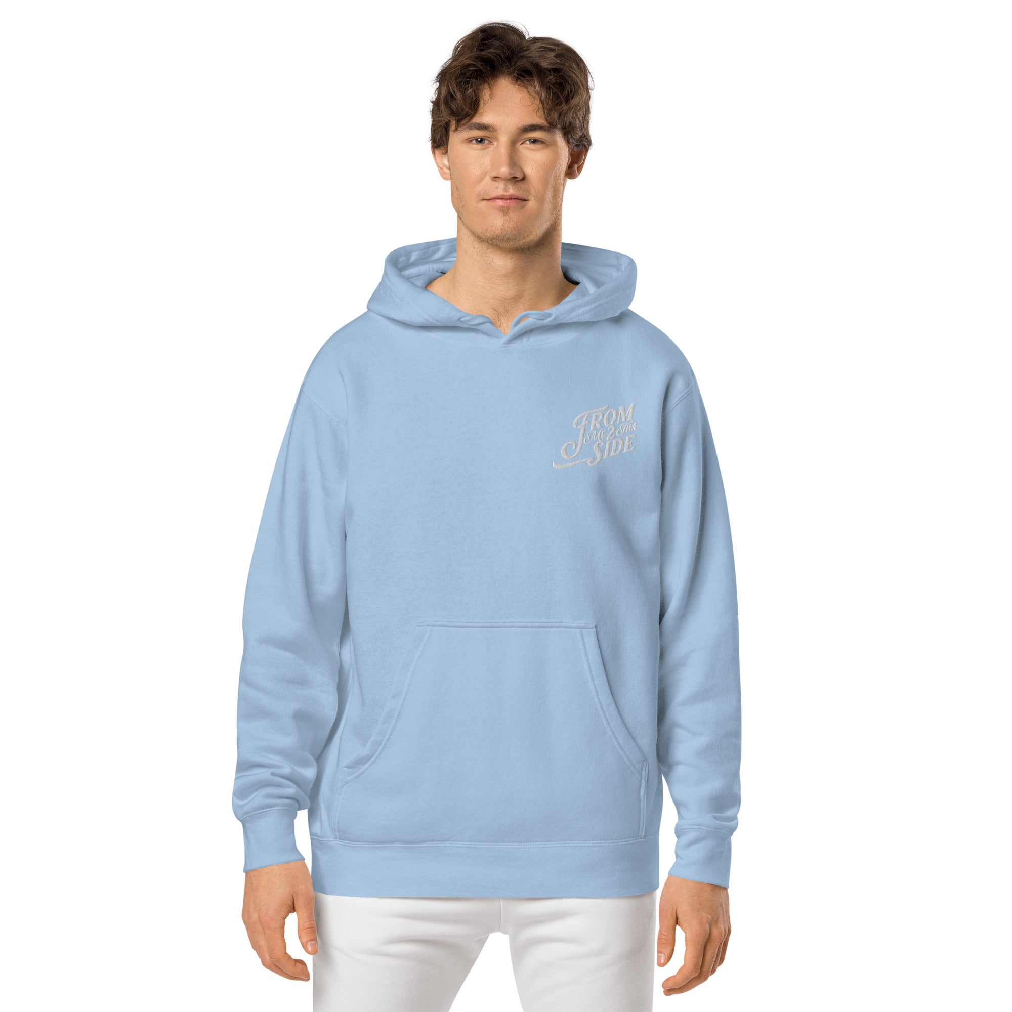 From Me 2 Tha Side Unisex pigment-dyed hoodie