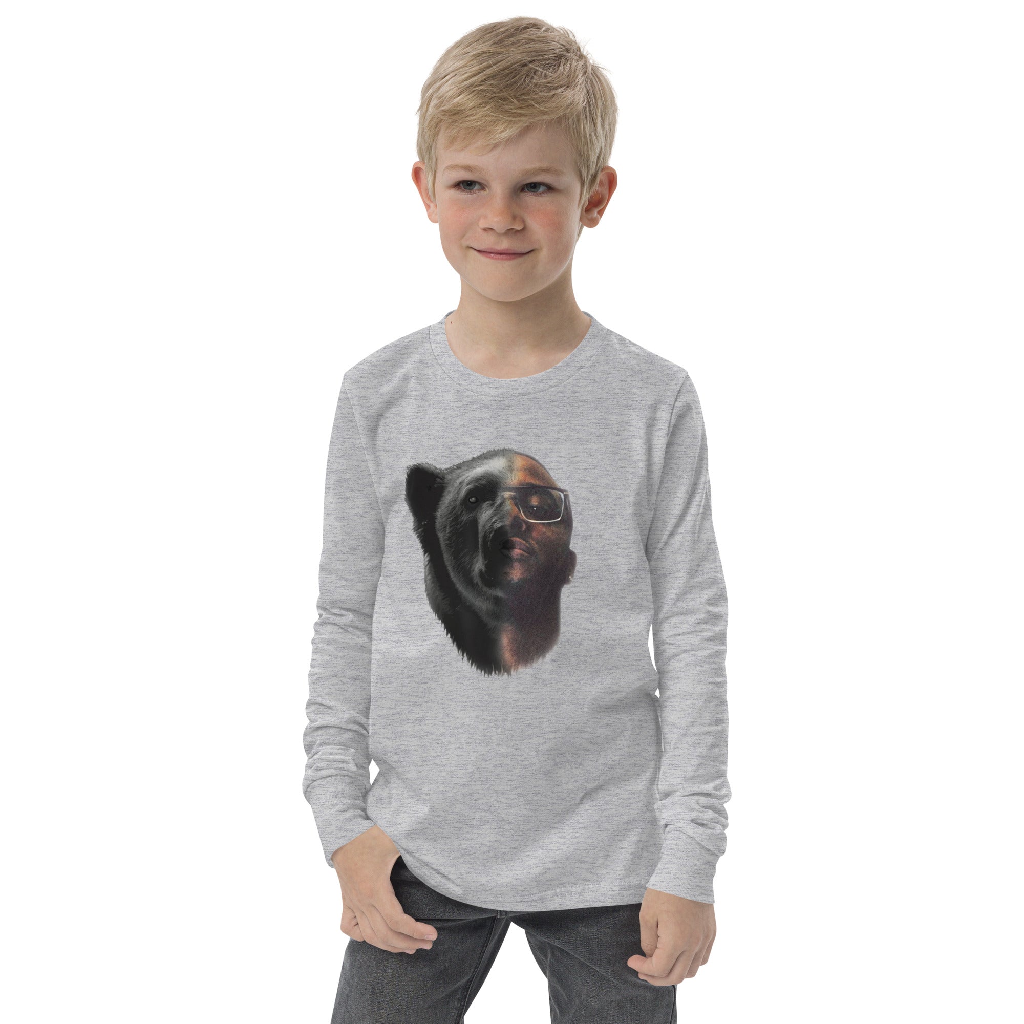 Blacc Polar Bear Youth long sleeve tee