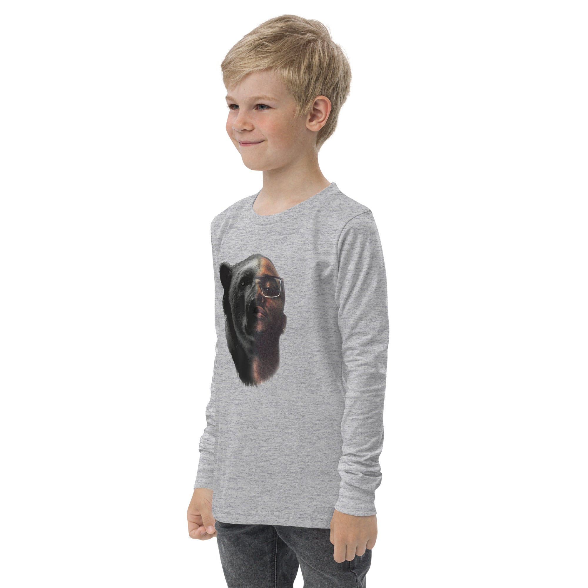 Blacc Polar Bear Youth long sleeve tee