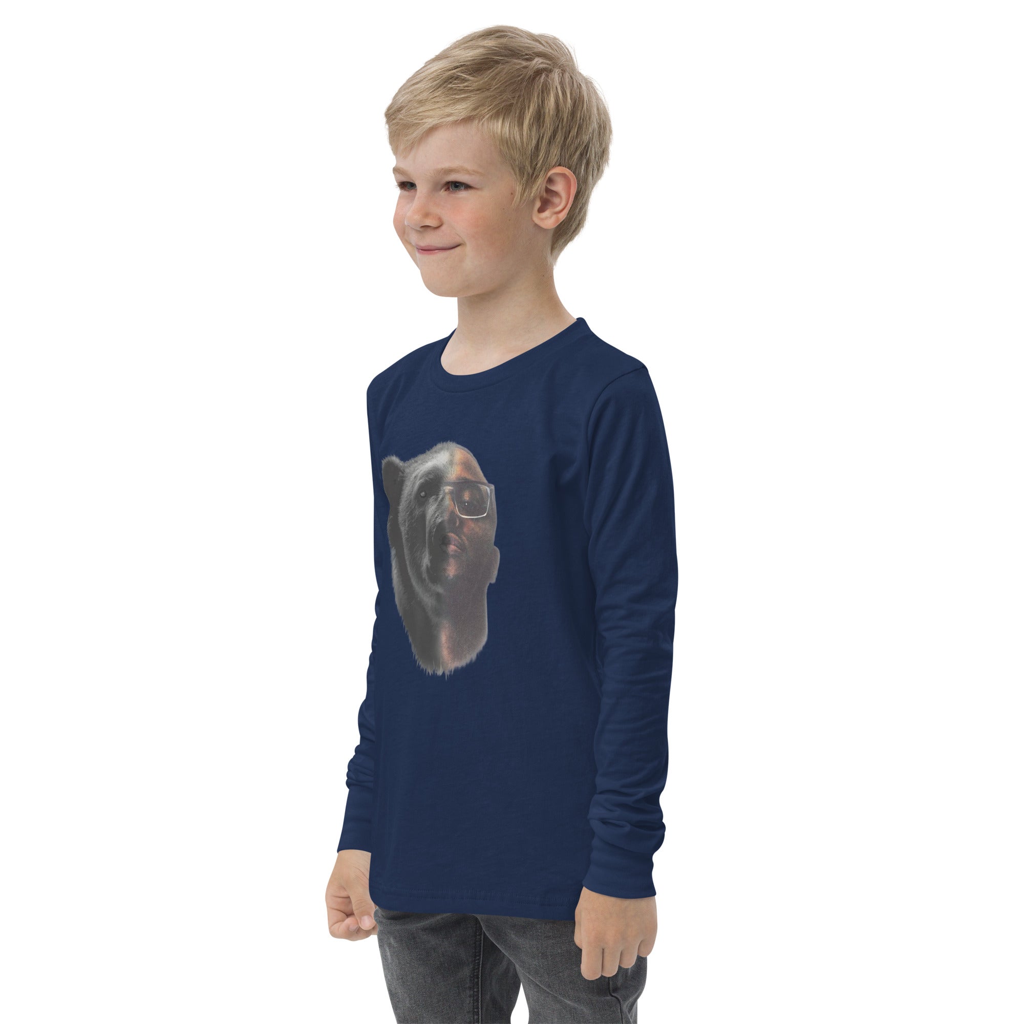 Blacc Polar Bear Youth long sleeve tee