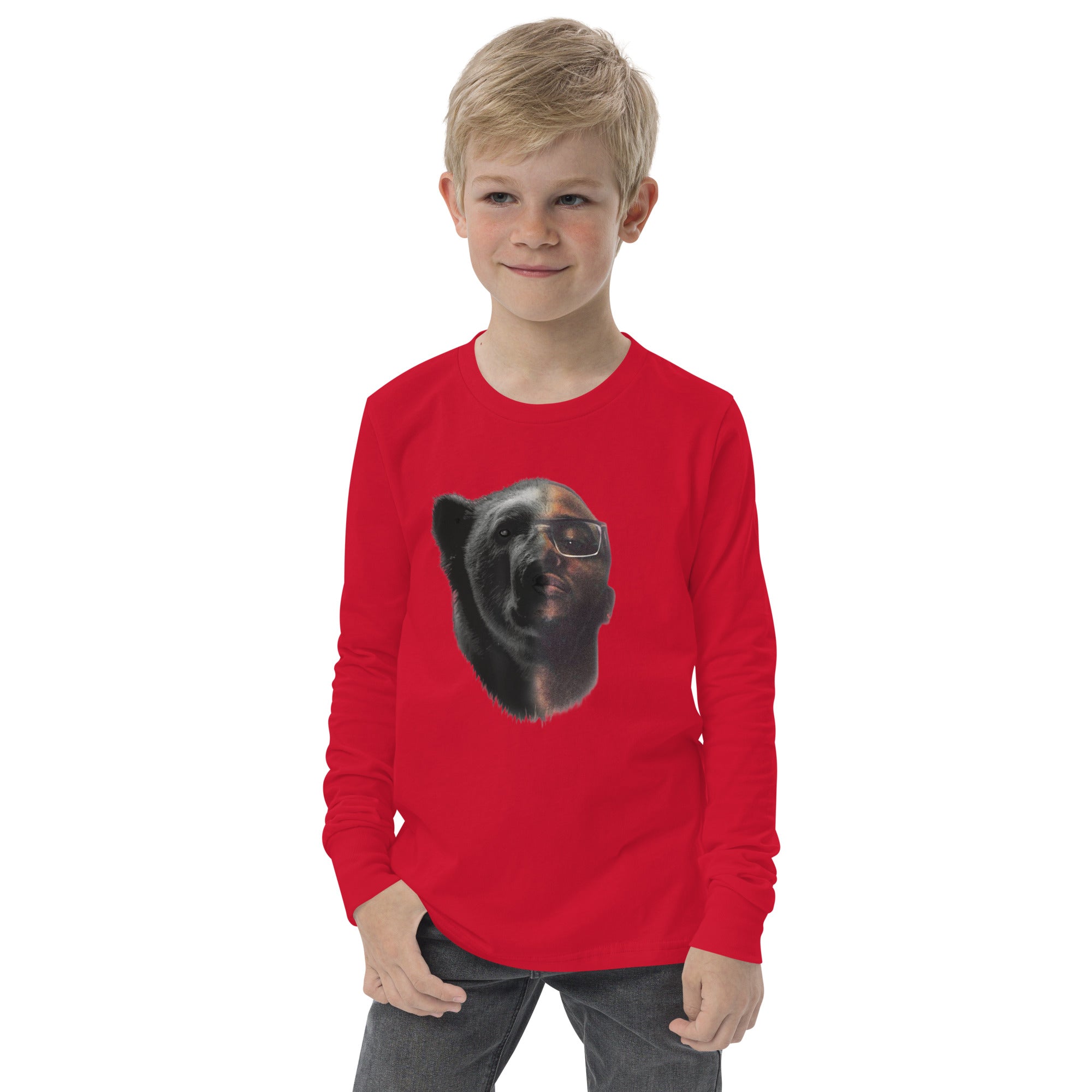 Blacc Polar Bear Youth long sleeve tee