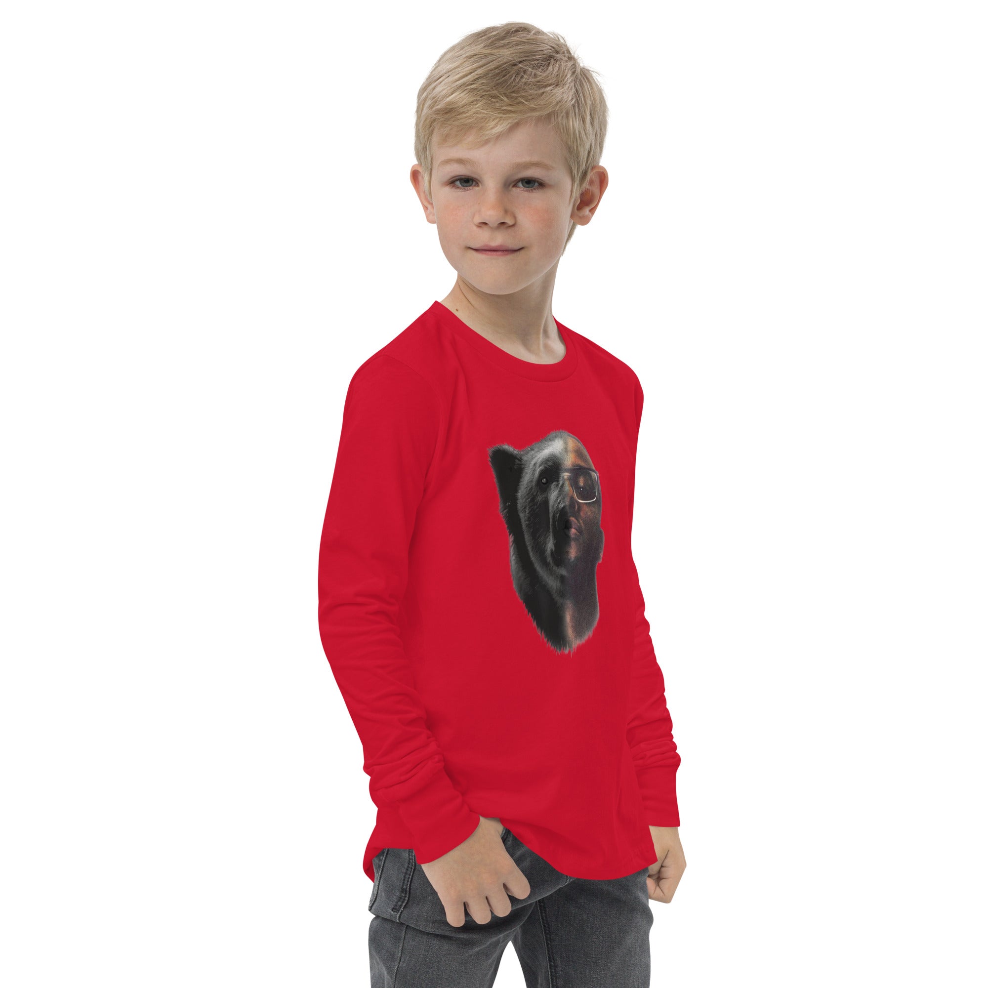 Blacc Polar Bear Youth long sleeve tee