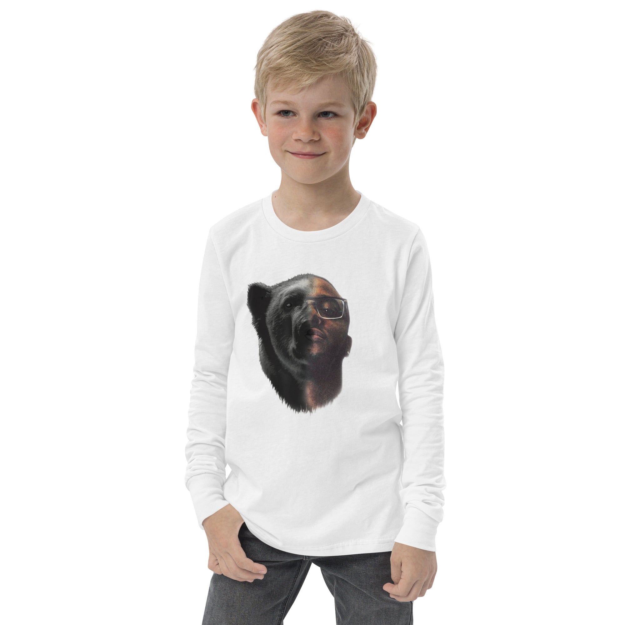 Blacc Polar Bear Youth long sleeve tee