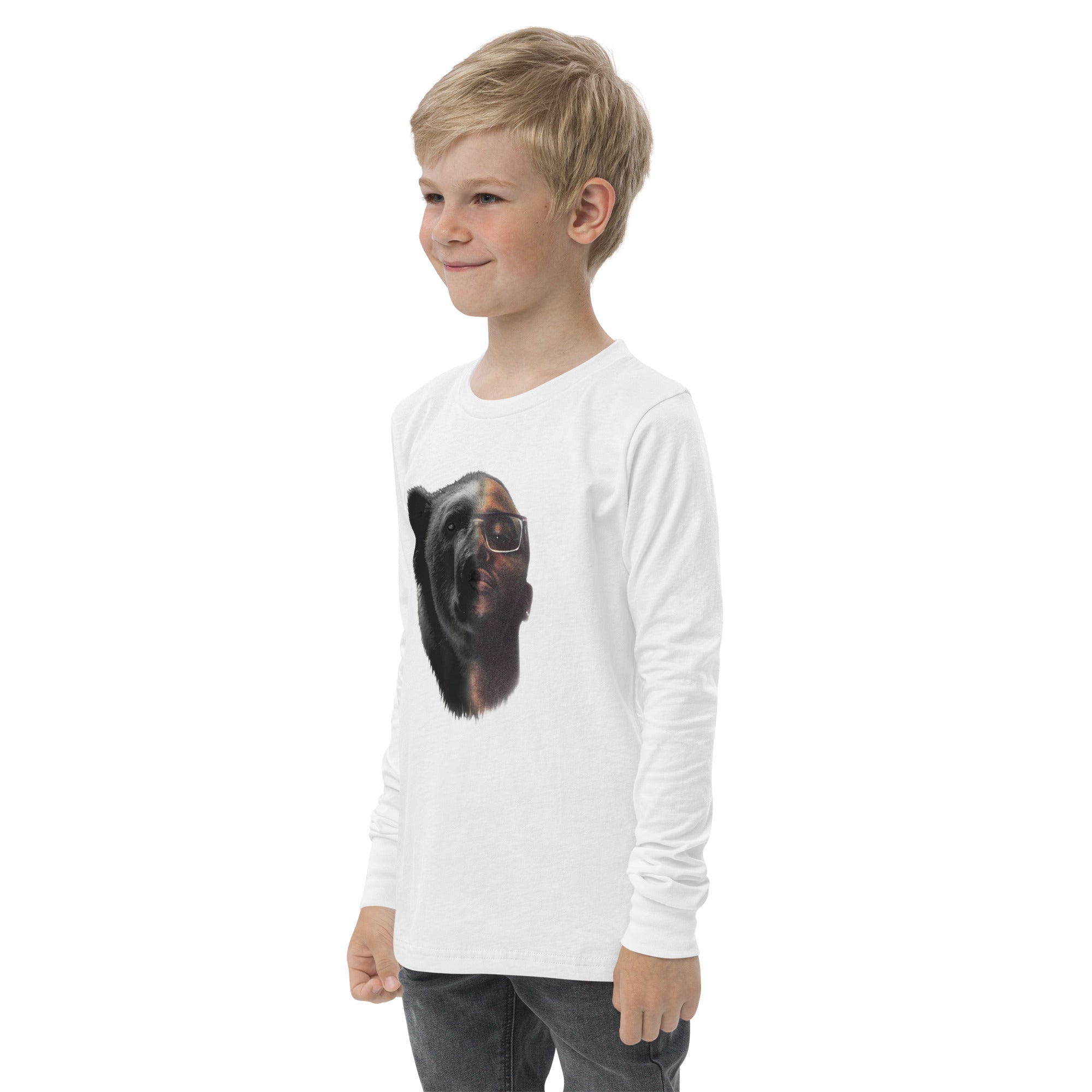 Blacc Polar Bear Youth long sleeve tee